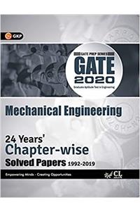 GATE 2020 : Mechanical Engineering - 24 Years' Chapter-Wise Solved papers (1992-2019)