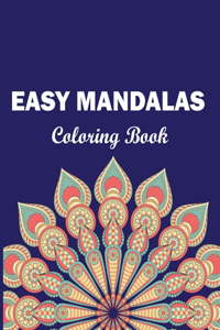 Easy Mandalas Coloring Book