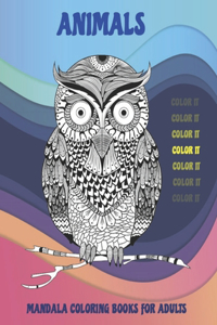 Mandala Coloring Books for Adults Color It - Animals