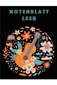 Notenblatt Leer