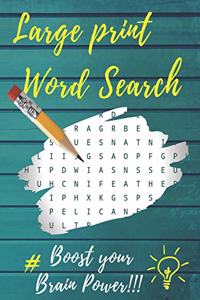 Large Print Word Search