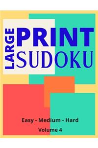 Large Print Sudoku Volume 4