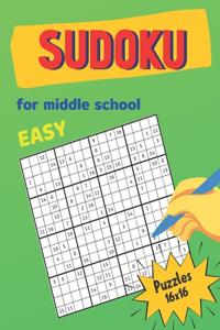 Easy Sudoku For Middle School Puzzles 16x16