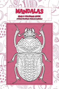 Adult Coloring Book Stress Relieving Designs Animals, Mandalas