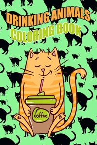 Drinking Animals Coloring Book