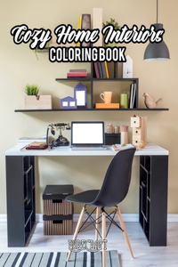 Cozy Home Interiors Coloring Book