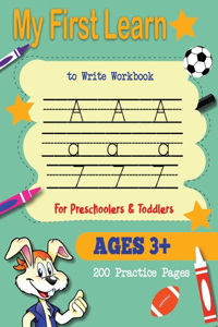 My First Learn to Write Workbook