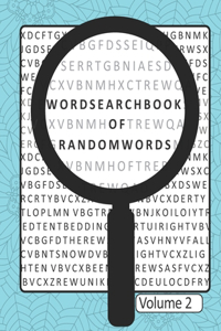 Word Search Book Of Random Words Volume 2