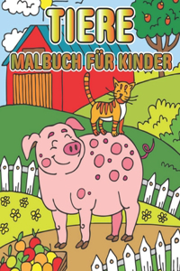 Tiere Malbuch für Kinder