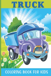 Truck Coloring Book For Kids