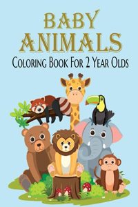 Baby Animal Coloring Book For 2 Year Olds