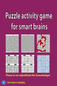 Puzzle activity game for smarts brains