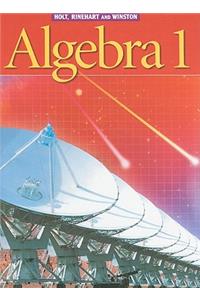 Holt Algebra 1: Student Edition (C) 2003 2003