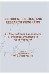 Cultures, Politics, and Research Programs