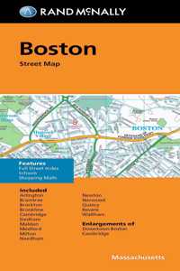 Rand McNally Folded Map: Boston Street Map