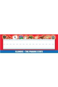 Illinois Nameplates - Pack of 36