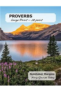 Proverbs Large Print - 18 Point