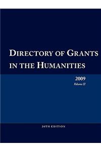 Directory of Grants in the Humanities 2009 Volume 2