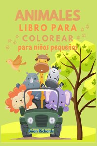 Animales Libro Para Colorear Para Niños Pequeños