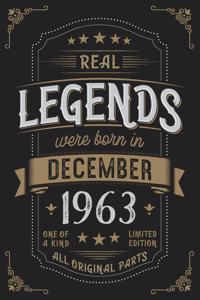 Real Legends were born in December 1963