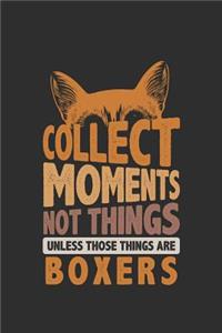 Collect Moments Not Things Unless Those Things Are Boxers