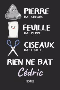 Rien ne bat Cédric - Notes