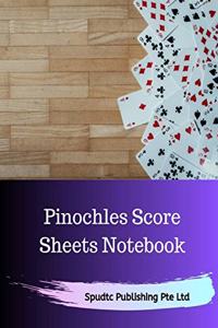 Pinochles Score Sheets Notebook