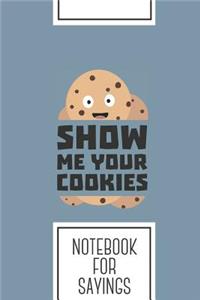 Notebook for Sayings