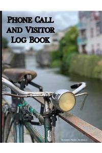 Phone Call and Visitor Log Book