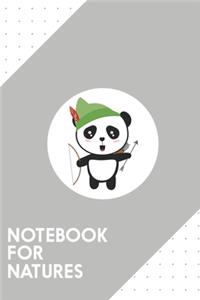 Notebook for Natures