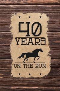 40th Birthday Journal