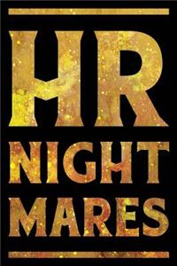 HR Nightmares Notebook Gold