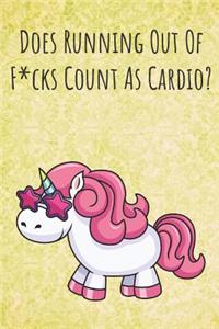 Does Running Out Of Fucks Count As Cardio