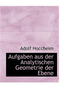 Aufgaben Aus Der Analytischen Geometrie Der Ebene