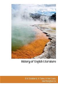History of English Literature