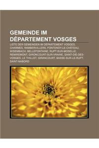 Gemeinde Im Departement Vosges