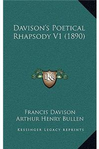 Davison's Poetical Rhapsody V1 (1890)