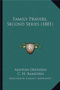 Family Prayers, Second Series (1881)