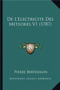 De L'Electricite Des Meteores V1 (1787)
