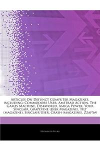 Articles on Defunct Computer Magazines, Including