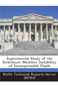 Experimental Study of the Richtmyer-Meshkov Instability of Incompressible Fluids
