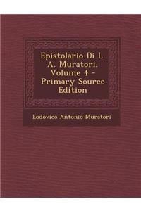 Epistolario Di L. A. Muratori, Volume 4