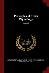 Principles of Greek Etymology; Volume 2