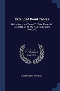 Extended Bond Tables