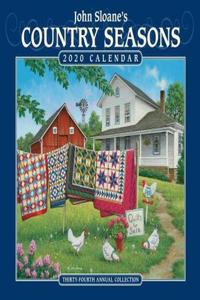 John Sloane's Country Seasons 2020 Deluxe Wall Calendar