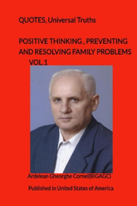 Positive thinking, preventing and resolving family problems