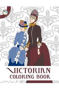 Victorian Fashion Coloring Book