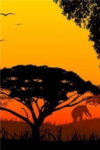 Africa Sundown Landscape Journal