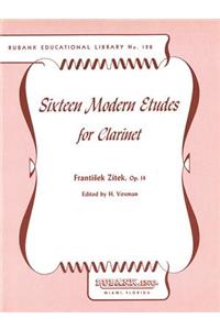 Sixteen Modern Etudes for Clarinet, Op. 14