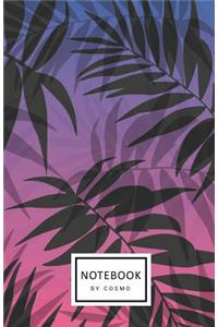 Notebook: Dot-Grid Journal, 122 Pages 5.5x8.5 Midnight of Wildlife